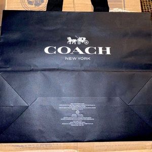Coach gift bag and dust bag